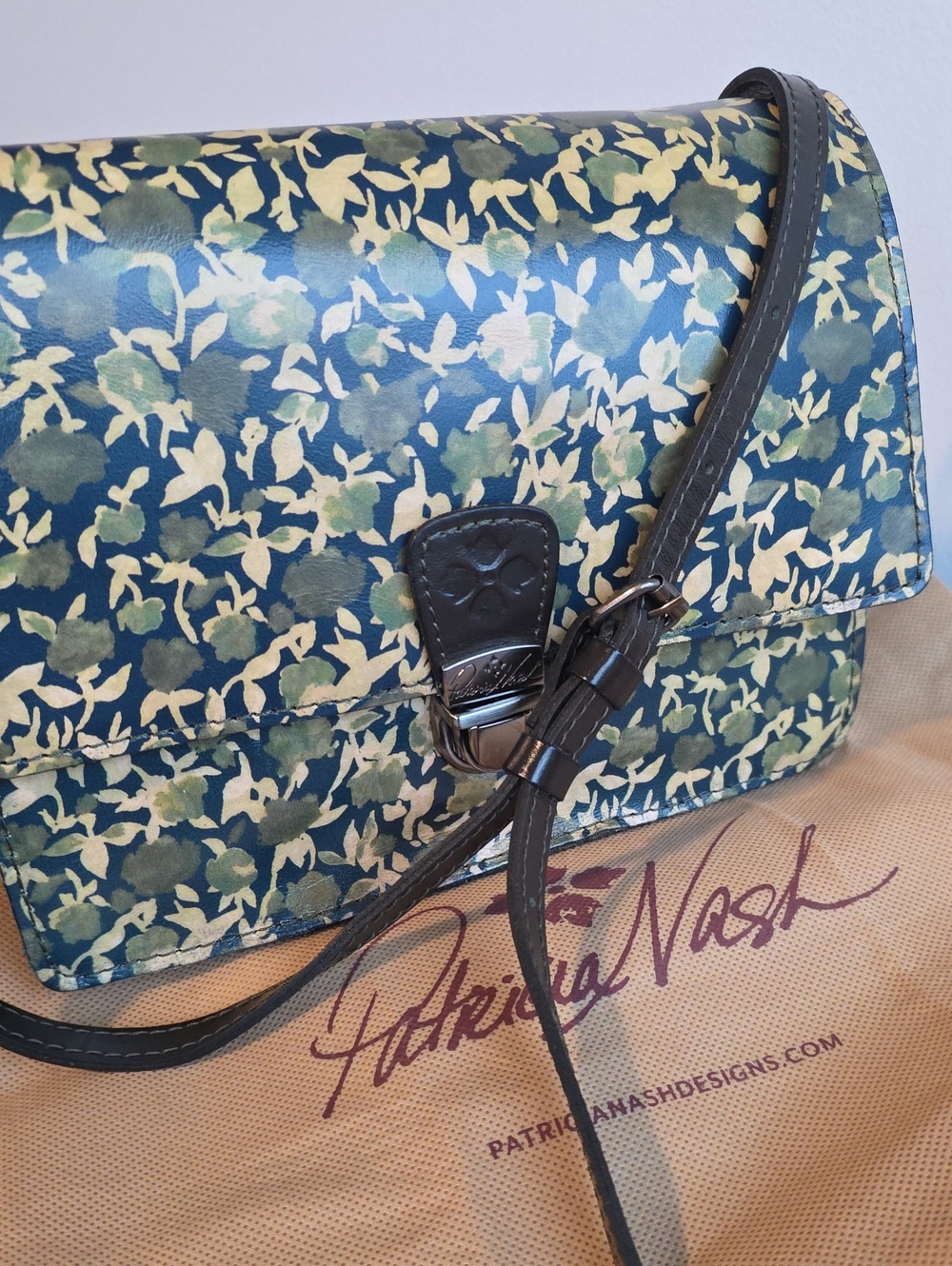 PATRICIA NASH NWOT Locri Olive Groves Crossbody Bag With Dust Bag - Picture 3 of 10